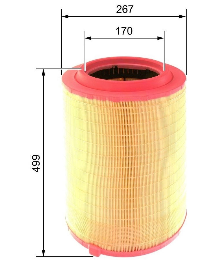 Filtr vzduchu hlavní MAN TGS I, TGX I D2066LF07-D3876LF09 od 06.2006 do 09.2021