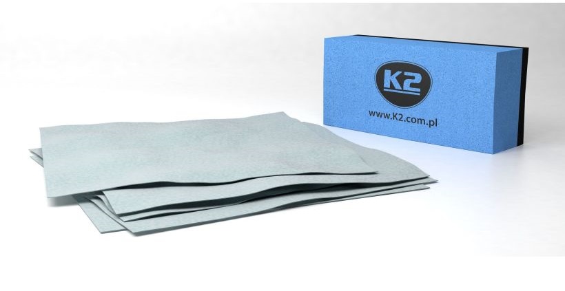 Sada hadříků z mikrovlákna a houbička K2 APLIKATOR