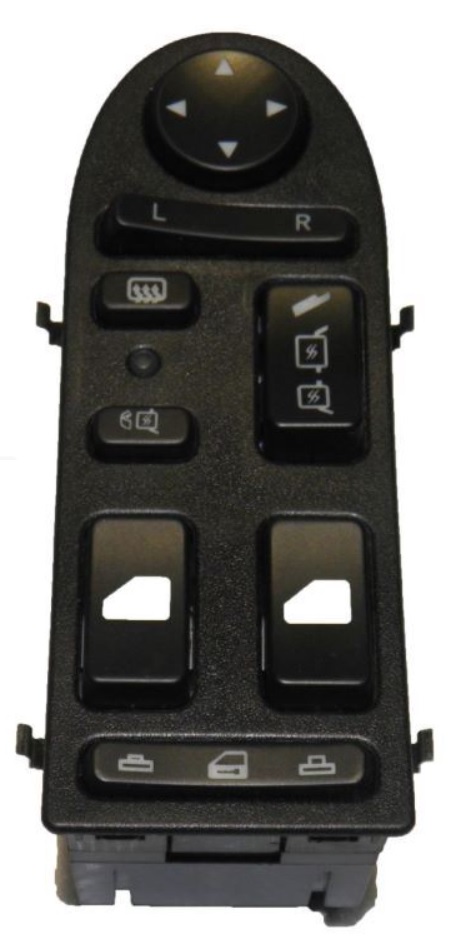 Panel ovládání /okna,vyhřívání a natáčení zrcadel/ L MAN TGA,TGX,TGS, TGL, TGM