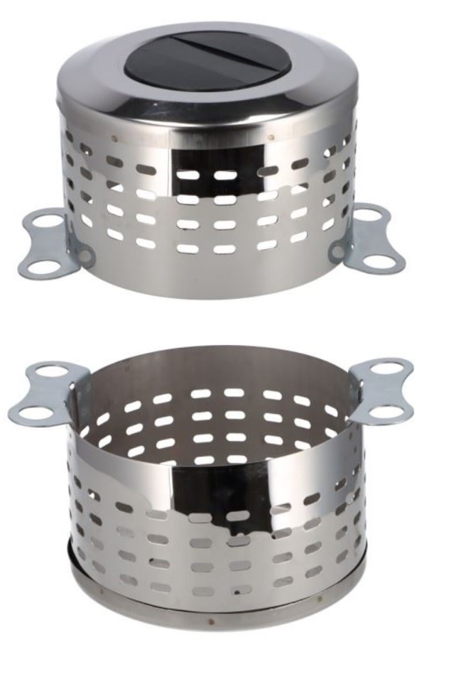 Víčko náboje kola zadní nerez 22,5" ventilované, výška 176mm, vnitřní průměr 278mm