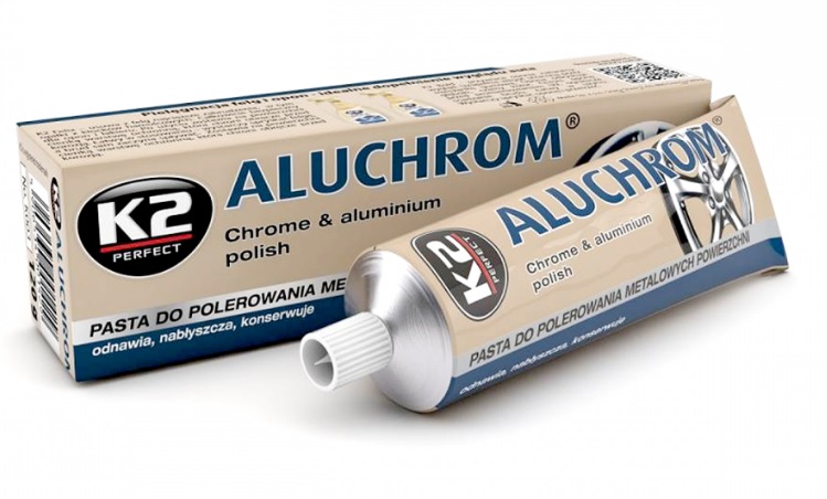 Pasta leštící na chromové a hliníkové disky kol ALUCHROM 120 K2