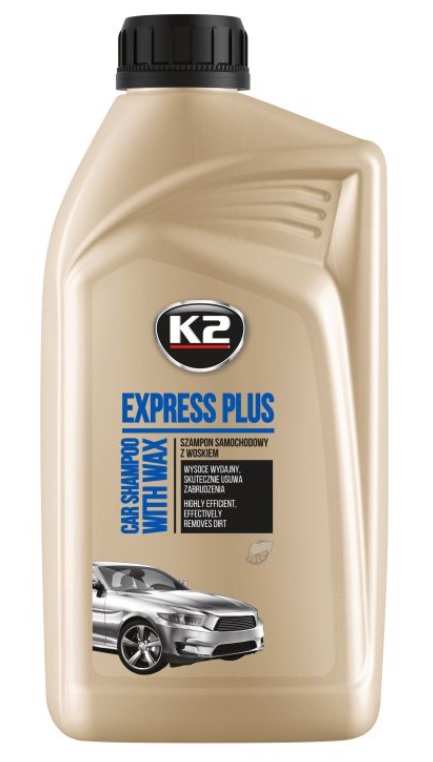 Autošampon s karmaubským voskem K2 EXPRESS Plus, 1 l