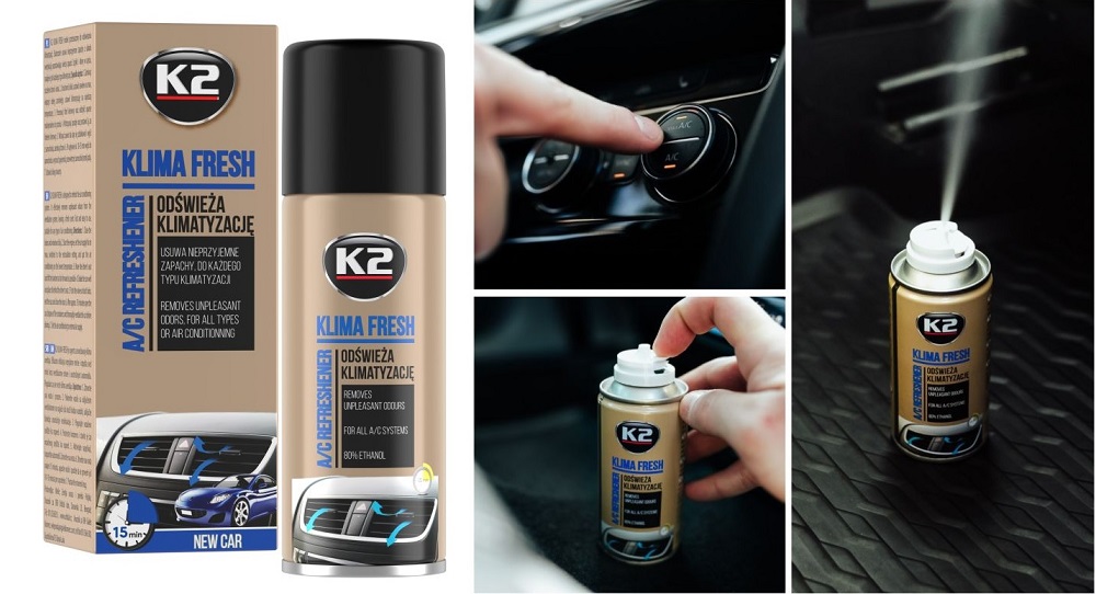 Osvěžovač vzduchu klimatizace K2 KLIMA FRESH New Car, 150ml