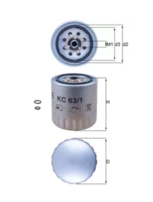 Filtr paliva MERCEDES G/E/W124, Unimog, MULTICAR Tremo, UX100, SSANGYONG