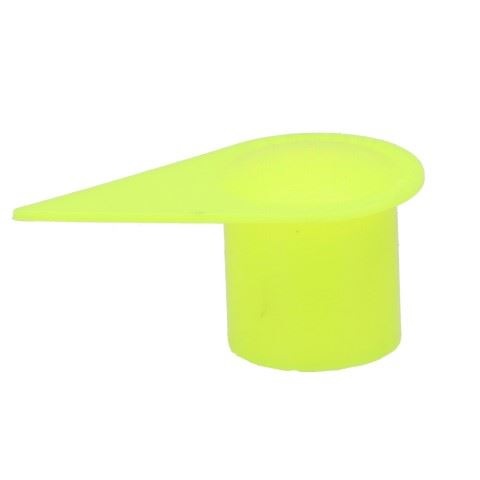 Kryt matice kola 27mm s indikátorem uvolnění - zelený plast