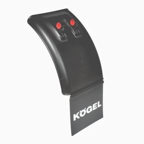 Blatník zadní krátký s drážkou, úchyty a zástěrkou 450x700xR670 KOGEL