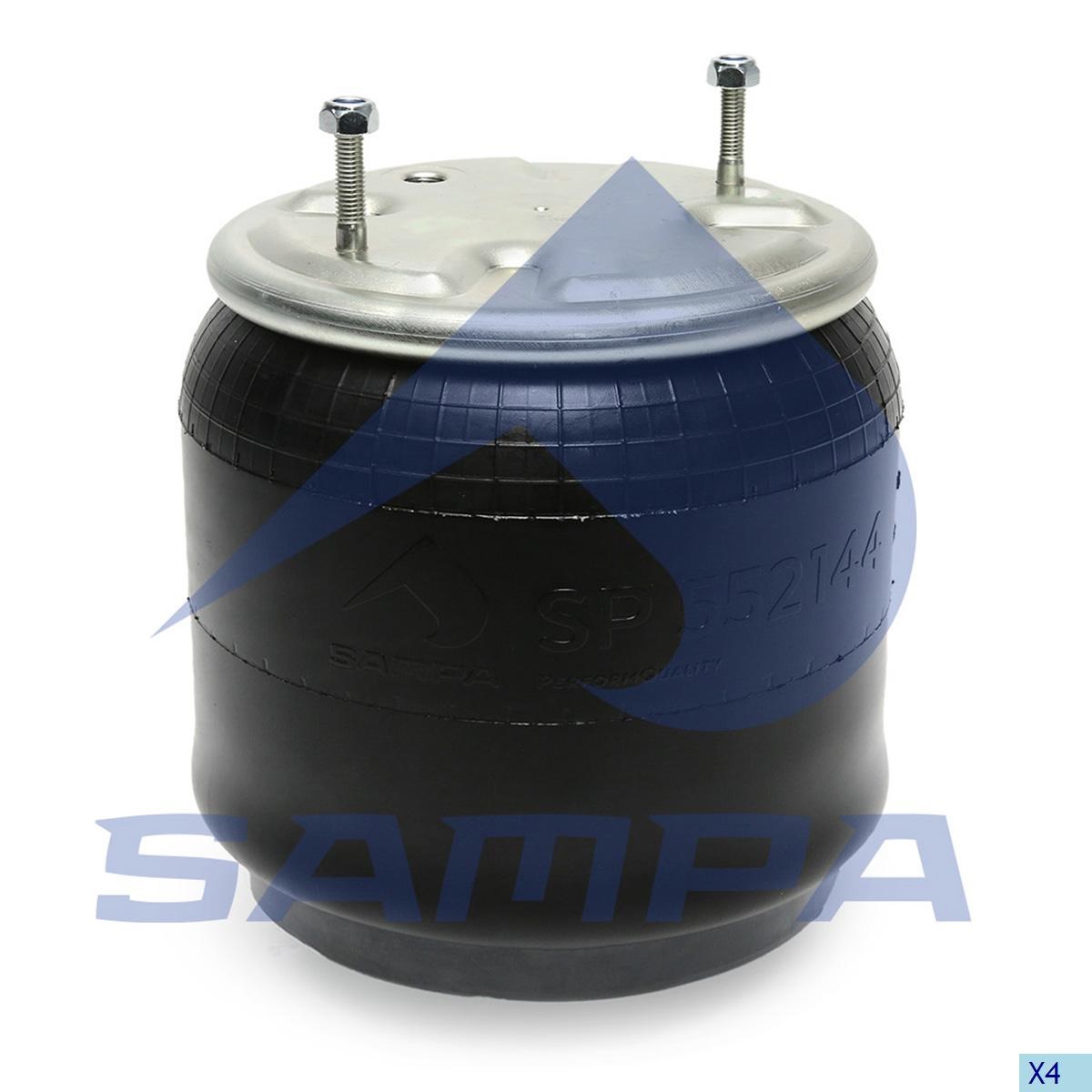 Vlnovec pérování kompletní - železný zvon VOLVO FH12, FH16, FM9, FM12