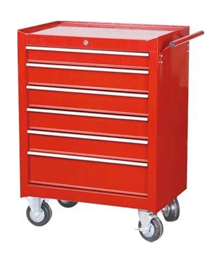 Vozík na nářadí 6 zásuvek - bez nářadí TORIN BIG RED 680x458x802