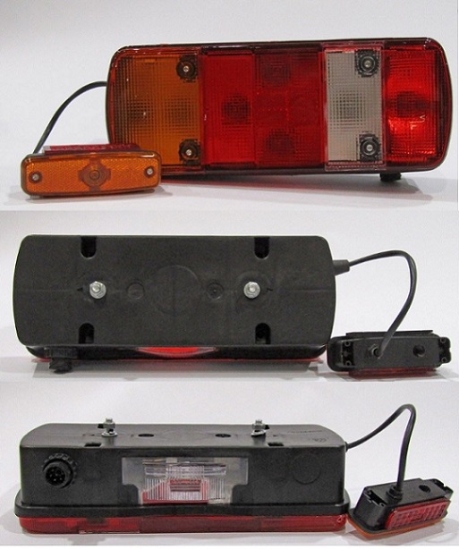 Svítilna zadní 5-dílná s pozičkou L MAN TGA,TGL, TGM,TGS,TGX