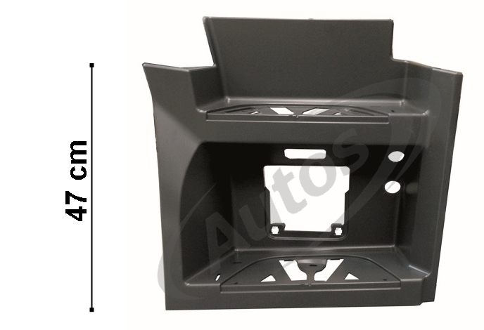 Schod kabiny spodní P bílý MERCEDES Actros MP4, Big Space, Mega Space, Stream Space