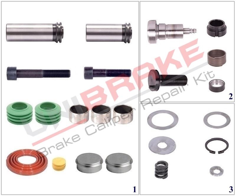 Sada opravárenská brzdového třmenu WABCO PAN 17,5" DAF LF45, IVECO E.Cargo 120EL, MAN