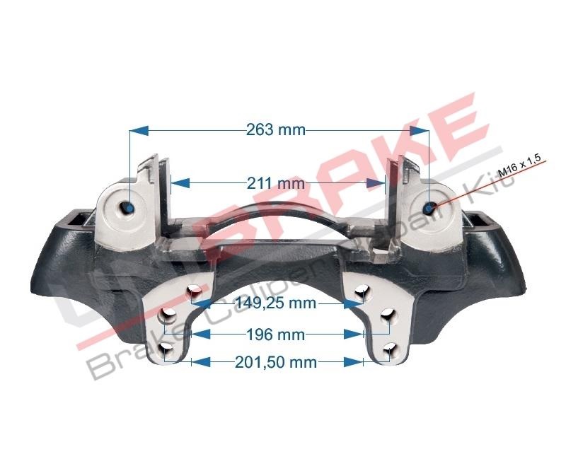 Sada opravárenská brzdového třmenu - držák P WABCO PAN 22-1 SCHMITZ