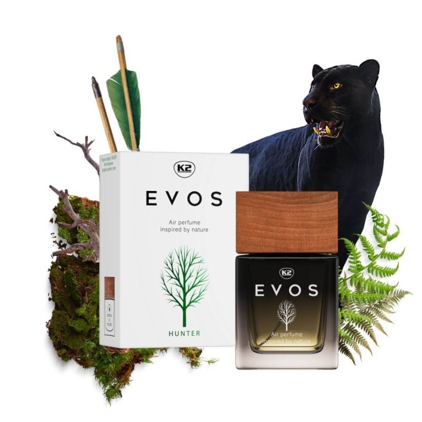 Osvěžovač vzduchu do auta K2 EVOS Hunter - flakon 50ml