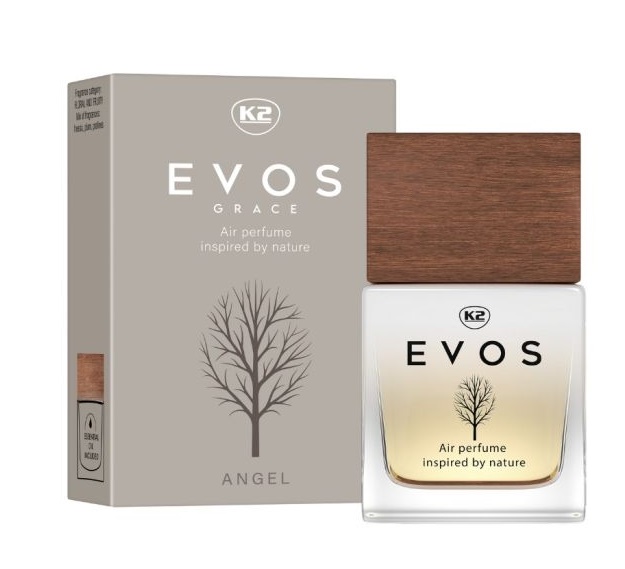 Osvěžovač vzduchu do auta K2 EVOS Angel - flakon 50ml