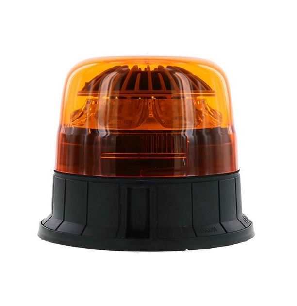 Maják výstražný oranžový 12/24V LED/9W pevná montáž, IP65, pr.146mm 