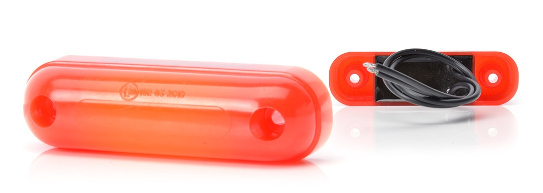 Svítilna poziční zadní 12V/24V LED neon - oranžová, 84x24, kabel 22cm