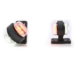 Svítilna poziční 12V/24V LED č/b transparentní