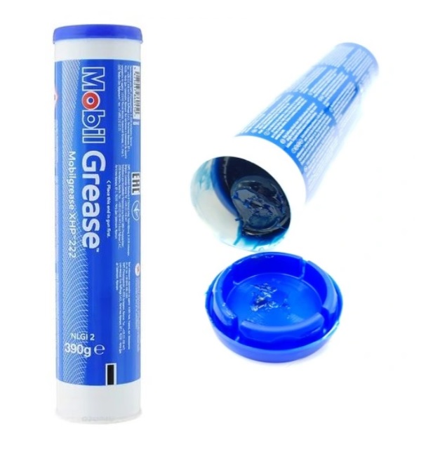 Mazivo plastické s lithným komplexem od -15°C do +150°C MOBIL Grease XHP 222, 390g