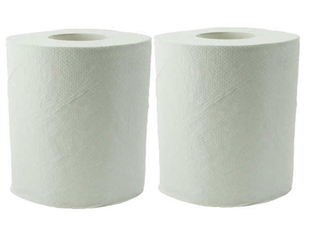 Ručník papírový bílý 2-vrstvý MIDI 800 PERTUTTO - sada 2 ks